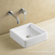 Commercial Bathroom Countertop Square Sink